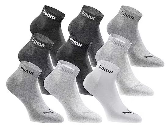 🧦 18er Pack Puma Unisex Quartersocken Statement Edition ab 28,50€ (statt 37€) 🧦 18er Pack Puma Unisex Quartersocken Statement Edition ab 28,50€ (statt 37€)