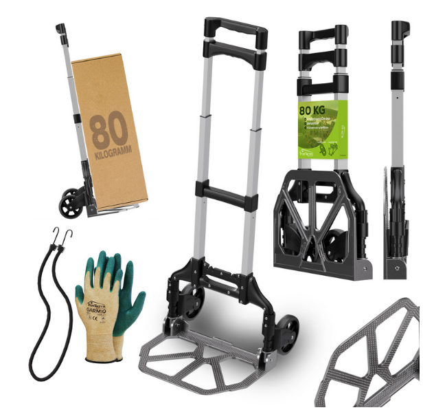 🛒 Tronitechnik TT-SK 03 klappbare Alu Sackkarre max. 80kg für 19,99€ (statt 30€)