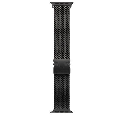 ⌚️ Apple 49mm Milanaise Armband Titan (Schwarz, Gr. M) für 123,33€ (statt 164€)