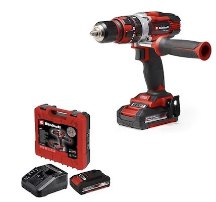 👷 Einhell Akku-Schlagbohrschrauber TE-CD18/48 inkl. 2 Akkus für 74,99€ (statt 94€)