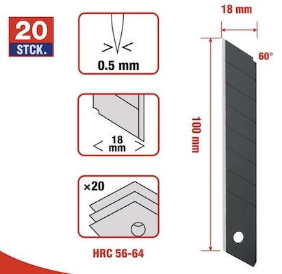 đȘ 5x WORKPRO Cuttermesser Set 18mm inkl. 20 Ersatzklingen aus SK5 ab 7,99⏠(statt 13âŹ) đȘ 5x WORKPRO Cuttermesser Set 18mm inkl. 20 Ersatzklingen aus SK5 ab 7,99⏠(statt 13âŹ)