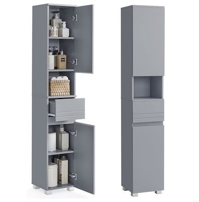 🗄️ Songmics VASAGLE Badezimmerschrank mit Schublade ab 33€ (statt 75€)