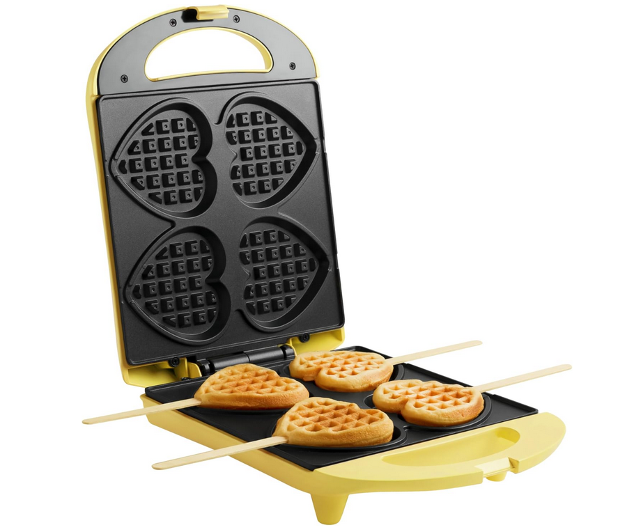 🧇 Bestron Waffeleisen für Herzwaffeln am Stiel für 21,59€ (statt 33€)