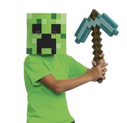 🎉 Minecraft Kostüm-Set (Creeper-Maske & Diamant-Spitzhacke) für 12,99€ (statt 19€)