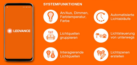 💡 LEDVANCE Wood Smart+ WLAN Tischleuchte 8W für 8,99€ (statt 36€)