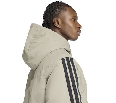 🧥 adidas Essentials Climawarm 3 Streifen Winterjacke mit Kapuze für 44,98€ (statt 62€)