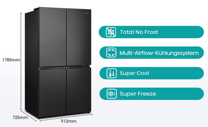 🥶🍶 Hisense RQ758N4SAFE Kühl-Gefrierkombination 669l für 999€ (statt 1.179€) 🥶🍶 Hisense RQ758N4SAFE Kühl Gefrierkombination 669l für 999€ (statt 1.179€)