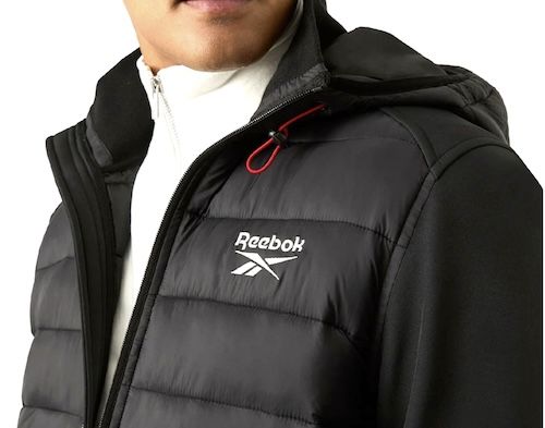 🧥 Reebok Mixed Hybrid Herren Outdoor Jacke für 24,94€ (statt 60€)