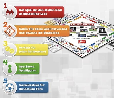🎲 Monopoly Bundesliga Edition für 28,47€ (statt 36€)