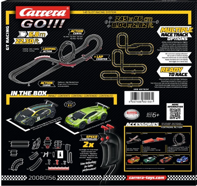 🏁🏎️ Carrera-Toys Go!!! Racing System 6,8 M - 2 Versionen für je 45,94€ (statt 63€) 🏁🏎️ Carrera Toys Go!!! Racing System 6,8 M 2 Versionen für je 45,94€ (statt 63€)