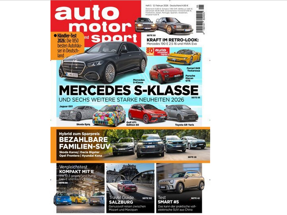 🏎️ 13 Ausgaben auto motor und sport Abo für nur 9,90€ (statt 68€) 🏎️ 13 Ausgaben auto motor und sport Abo für nur 9,90€ (statt 68€)