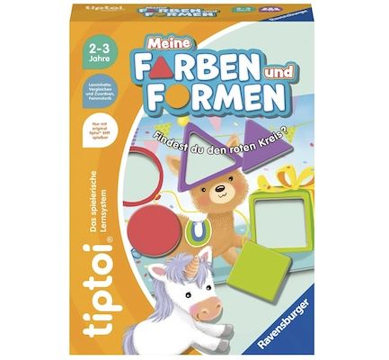 ✏️ Ravensburger tiptoi   Meine Farben und Formen (00168) ab 7,98€ (statt 12€)