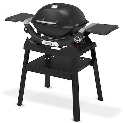 🥩 Weber Q 1200N Gasgrill mit Seitentischen inkl. Gestell für 299€ (statt 333€)