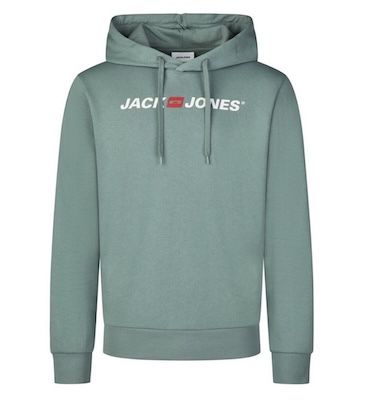 🤩 Jack & Jones JJMORTY Regular Fit Kapuzenpullover mit Druck für 25,49€ (statt 32€)