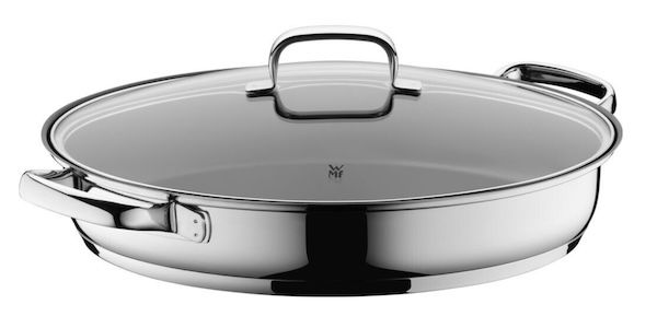 🐟 WMF Fischpfanne mit Glasdeckel, 38 x 26 cm für 81,39€ (statt 92€)