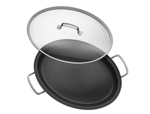 🐟 WMF Fischpfanne mit Glasdeckel, 38 x 26 cm für 81,39€ (statt 92€)