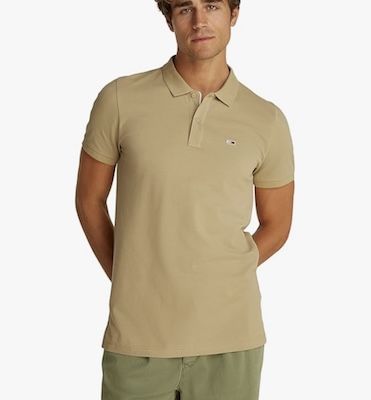 👕 Tommy Jeans Slim Fit Poloshirt mit Flag Patch ab 40€ (statt 53€)