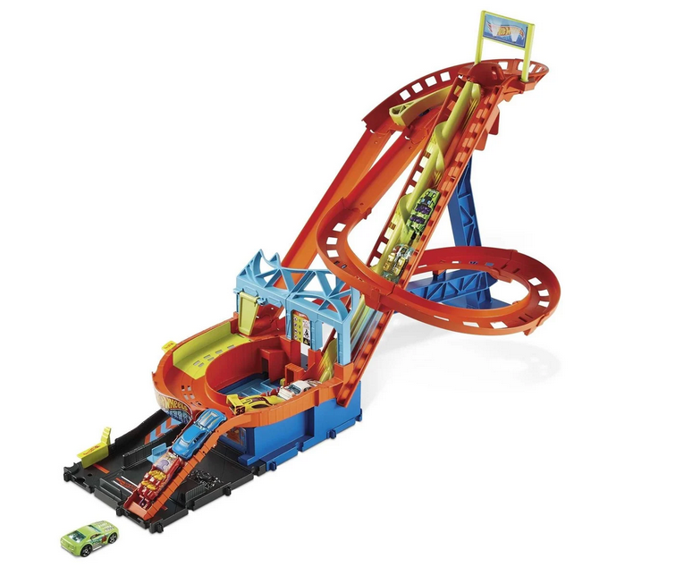 🚗🏎️ Hot Wheels Achterbahn Rallye One Size für 44,89€ (statt 62€)