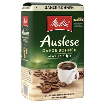 ☕️ 4x Melitta Auslese Ganze Bohnen, 500g für 28,46€ (statt 36€)