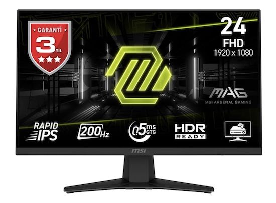 🖥️ MSI MAG 244F   23,8 Zoll FHD IPS Gaming Monitor für 69€ (statt 84€)