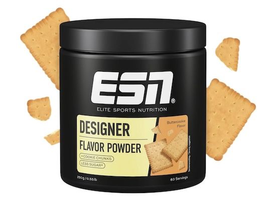 🍪 ESN Designer Flavor Powder Buttercookie, 250 g für 10,77€ (statt 23€)
