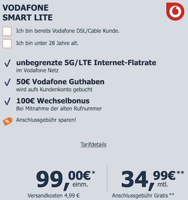 📱 Samsung Galaxy S26 (512GB) für 99€ + Vodafone Allnet unlimited 5G für 34,99€ mtl. + 150€ Bonus