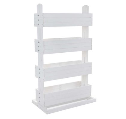 🫜 Hecht Hochbeet Cube 4 (82 x 50 x 145 cm) in Weiß für 83,94€ (statt 162€)