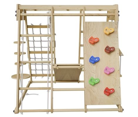 🧗 Juskys Indoor Klettergerüst Maxi (119 x 124 x 119 cm) für 191,99€ (statt 269€)