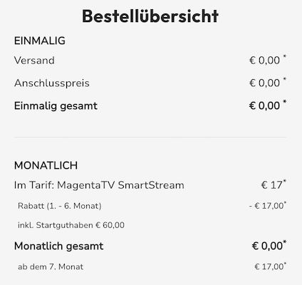 📺 MagentaTV SmartStream mit Netflix, Disney+ und RTL+ für eff. 10,25€ mtl.   6 Monate gratis + 60€ Cashback