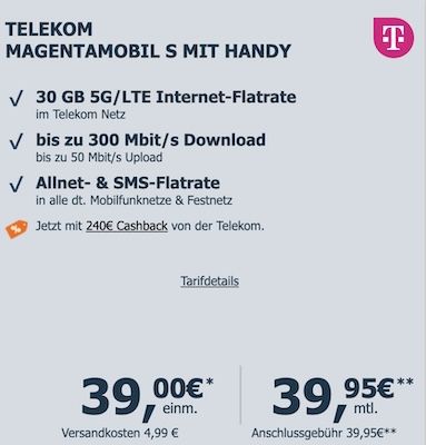 🧨 Playstation 5 Pro für 39€ + Telekom MagentaMobil 30GB 5G für 39,95€ + 240€ Bonus