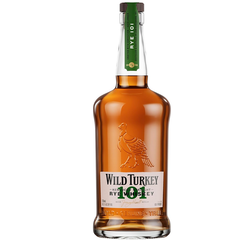 Wild Turkey 101 Rye Whiskey 50,5%  Vol. 1Liter für 32,89€ (statt 39€)
