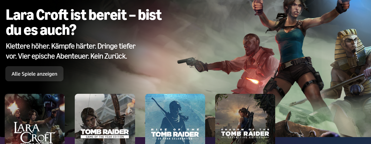 🎮 👾 Amazon Luna: kostenlose Games für Primer z.B. Lara Croft Reihe   Hogwarts Legacy uvam