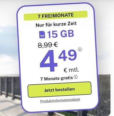 📶 bigSIM 1&1 Allnet-Flat mit 15GB 5G für nur 4,49€ mtl. + bis 7 Monate geschenkt