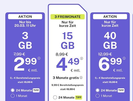 📶 bigSIM 1&1 Allnet Flat mit 15GB 5G für nur 4,49€ mtl. + bis 7 Monate geschenkt