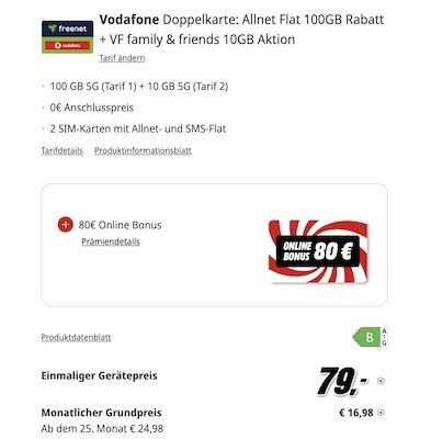 🔥 Gewinn nach Ankauf 📱Samsung Galaxy S25 für 79€ + 2x Vodafone Allnet (100GB + 10GB) für 16,98€ mtl.