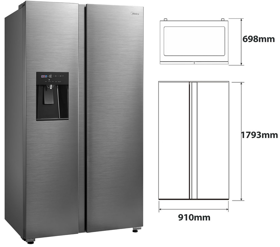 Midea MDRS761 Side-by-Side Kühl-Gefrierkombination 569l für 769,98€ (statt 999€) Midea MDRS761 Side by Side Kühl Gefrierkombination 569l für 769,98€ (statt 999€)