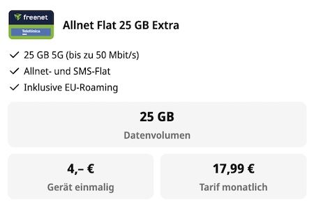 🔥 Eff. Ersparnis 📱 Samsung Galaxy S25 FE nur 4€ + o2 Allnet 25GB 5G für 17,99€ mtl. 🔥 Eff. Ersparnis 📱 Samsung Galaxy S25 FE nur 4€ + o2 Allnet 25GB 5G für 17,99€ mtl.