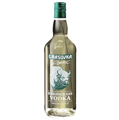🍹 Grasovka Bisongrass Vodka, 0,7 L ab 9,49€ (statt 16€)