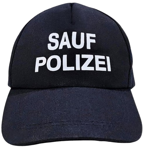 🫵👮🏻‍♂️ Hände Hoch! Hier spricht die: „Sauf Polizei“ – coole Herren Cap für nur 9,99€ 🚓🍺