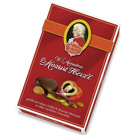 🍫 24er Pack Reber Mozart Herz’l Pralinen, 240g für 13,16€ (statt 18€)
