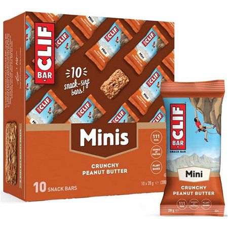 🥜 10er Pack Clif Bar Minis Crunchy Peanut Butter Snackriegel für 9,56€ (statt 16€)