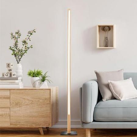 💡 Brilliant Arion LED Stehleuchte mit Holz, 120cm für 24,99€ (statt 55€)