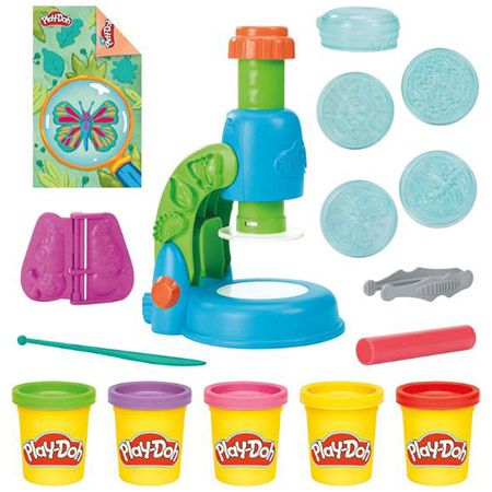 🔬 Play-Doh Mikroskop mit Licht & 5 Dosen Knete für 8,99€ (statt 18€)