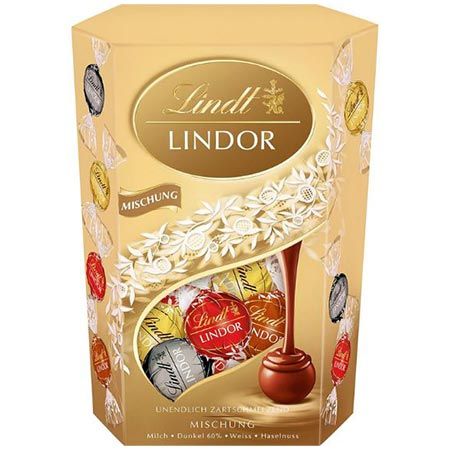 🍬 Lindt Lindor Cornet Mischung, 38 Kugeln in 4 Sorten, 500g ab 15,19€ (statt 24€)