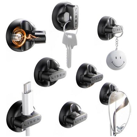 🔌 8er Pack Lisen Kabelhalter mit Magnet & Klebepad für 5,59€ (statt 10€)