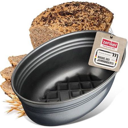 🍞 Zenker Black Metallic Brotform Oval, 26 x 16 x 9cm für 13,44€ (statt 18€)