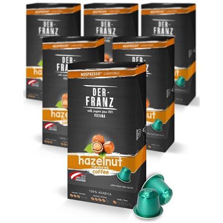 ☕ 60er Pack Der Franz Haselnuss Nespresso Kapseln ab 19,35€ (statt 29€)