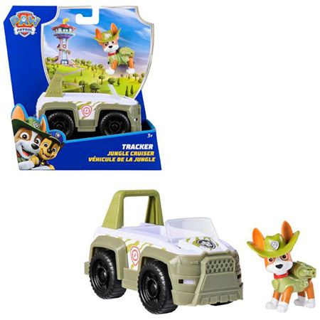 🦁 Paw Patrol Tracker-Figur mit Dschungel-Fahrzeug für 8,99€ (statt 15€)