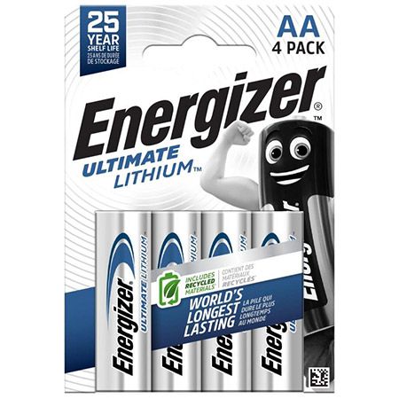 🔋 4er Pack Energizer Ultimate Lithium Batterie AA für 6,09€ (statt 12€)