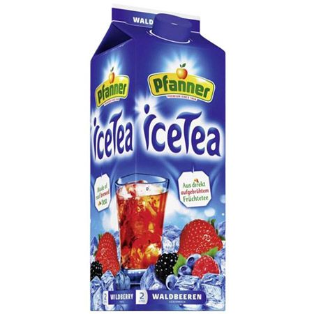 🍵 11 x 2 Liter Pfanner Eistee Waldbeeren ab 7,89€ (statt 22€) – Nur 0,72€ pro Packung!
